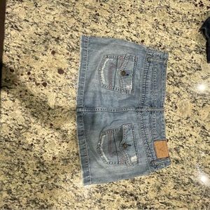 Y2K American eagle low wasted mini skirt